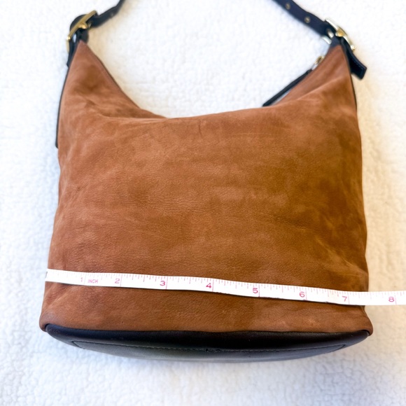 Vintage Coach 2001 Nubuck Seude Brown Leather Legacy Bucket Bag 9822 GUC - Picture 12 of 13